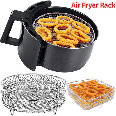 Acess Rios De Fritadeira De Ar 3 Camadas De A O Inoxid Vel Airfryer