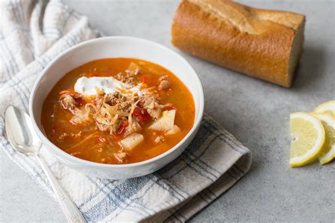 Deconstructed Stuffed Cabbage Soup | Cook Smarts