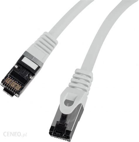 Kabel Lanberg RJ45 Patch Cord Kat 8 1 Do 40 Gb S S FTP LSZH CU 5m Szary