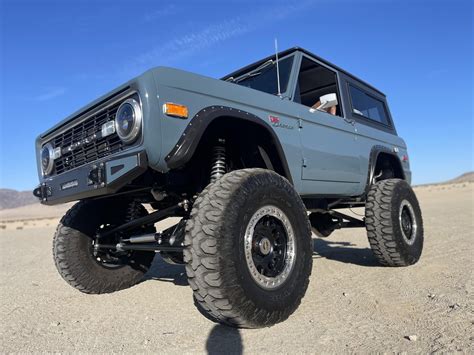 1972 Ford Bronco Restomod Gets Turquoise And Digital Eveything