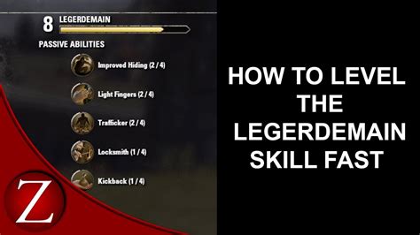 How To Power Level The Legerdemain Skills In The Elder Scrolls Online