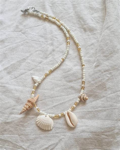 Seashell Jewelry Seashell Necklace Beach Jewelry Summer Jewelry Diy