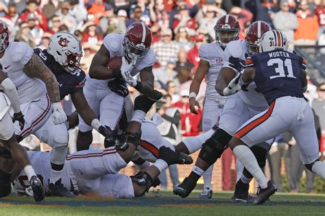 Auburn vs Alabama score: Crimson Tide outlast Tigers in four overtimes ...