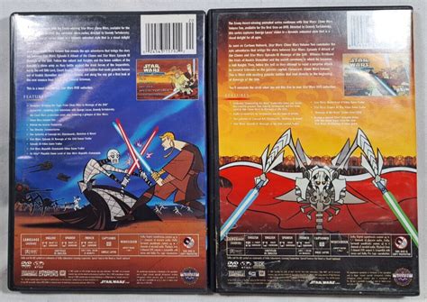 Star Wars Clone Wars Volume 1 2 DVD 2 Discs Genndy Tartakovsky