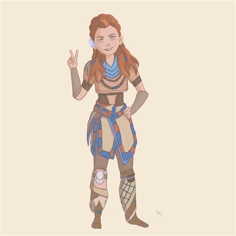 Aloy Fan Art! by AizhanMazen on DeviantArt