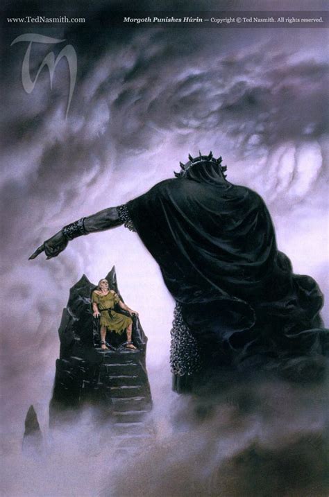 Morgoth Punishes Húrin Ted Nasmith