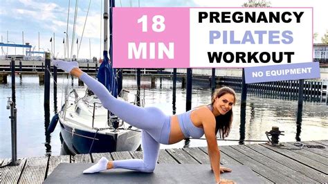 18 MIN PRENATAL PILATES WORKOUT Pregnancy Pilates For All Trimesters