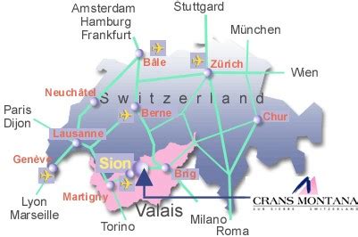 Maps of Crans Montana ski resort in Switzerland | SNO