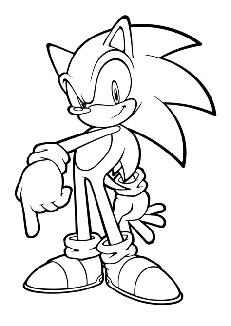 Sonic Disegni Da Colorare E Da Stampare Immagini