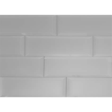 Frosted Elegance 3 In X 12 In Glass Subway Tile In Josephine Matte