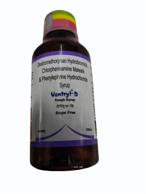 Ventryl D Cough Syrup Packaging Size Ml At Best Price In