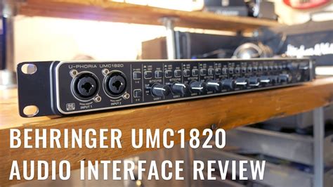 Behringer UMC1820 Review (with Audio Samples) - YouTube