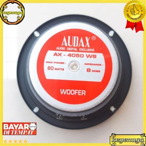 AUDAX Speaker 4 Inch 4 5 Inch Daya 60 Watt AX 4050 Woofer ASLI Keyenuga