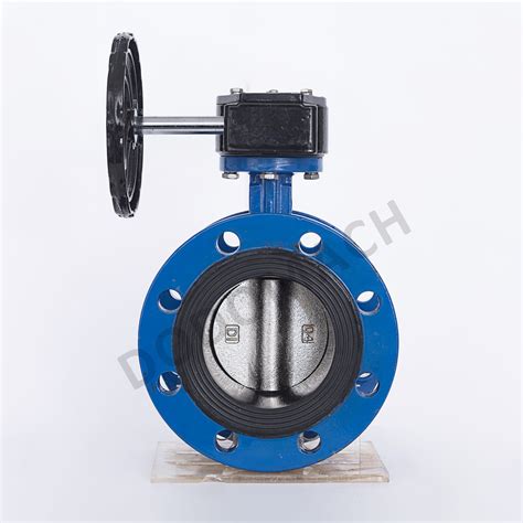 Worm Actuated Flanged Butterfly Valve Dodomach Pneumatic