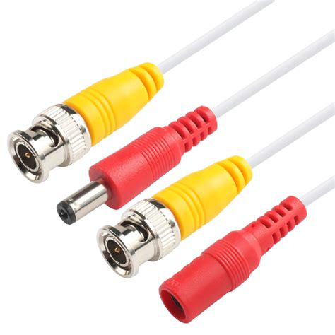 Snapklik BNC Video Power Cable 200 Feet Pre Made All In One Video