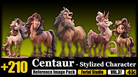 ArtStation - 210 Centaur - Stylized Character Reference Image Pack v.37 ...