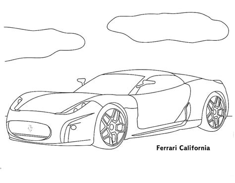 Disegni Di Ferrari Da Colorare Disegni Colorare