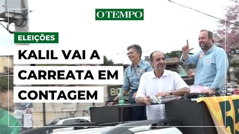 Kalil Participa De Carreata Em Contagem Na V Spera Da Elei O Youtube