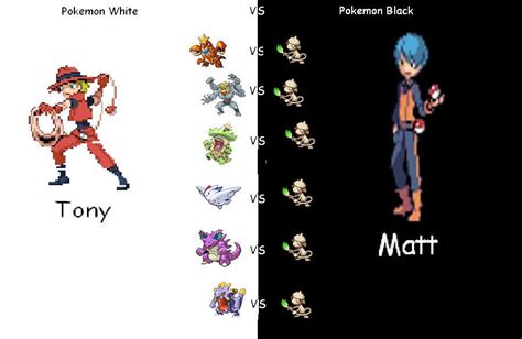 Pokemon Black VS White by HelpUOut on DeviantArt