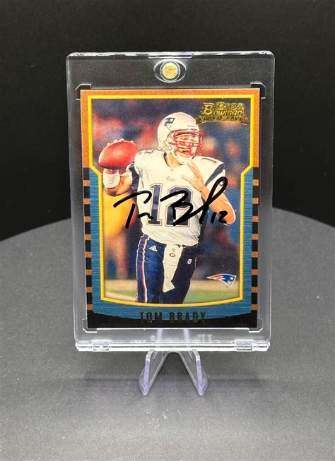 2000 Bowman Tom Brady AUTOGRAPH Rookie Card 236 Etsy