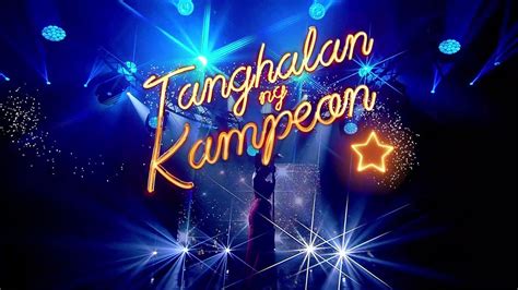 Tanghalan Ng Kampeon Magbabalik Sa Telebisyon Youtube