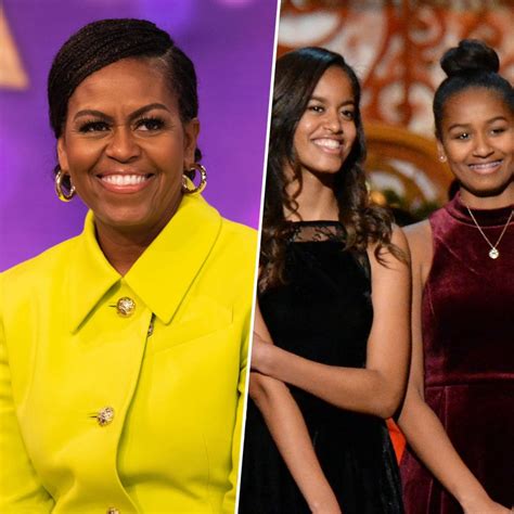 Michelle Obama Shares Moment Visiting Daughters Malia and Sasha