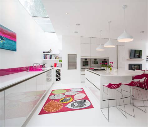 Ideas To Make A White Kitchen Pop With Color Spiffy Spools