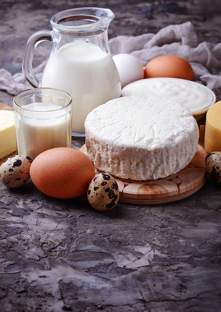 Productos Lácteos Leche Requesón Crema Agria Mantequilla Huevos