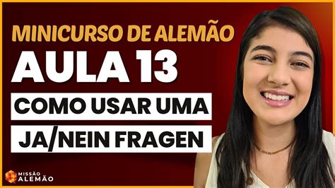 Perguntas Em Alem O Ja Nein Fragen Youtube