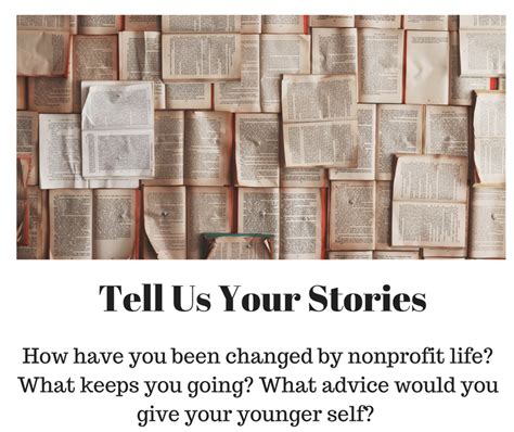 Tell Us Your Story Community Works