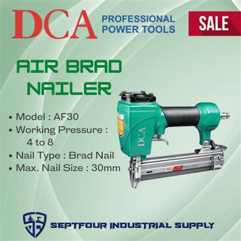 DCA 30mm Air Brad Nailer AF30 Lazada PH