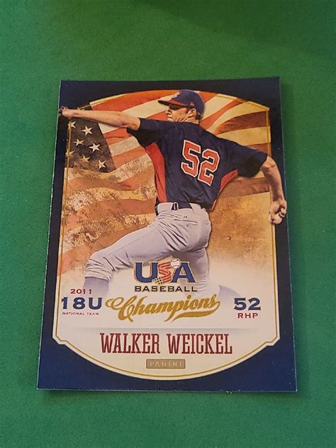 2013 Walker Weickel Panini USA Baseball Champions 119 EBay