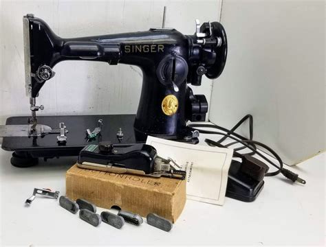 1947 Singer Model 201 Sewing Machine Completely Sew Ready Treadle