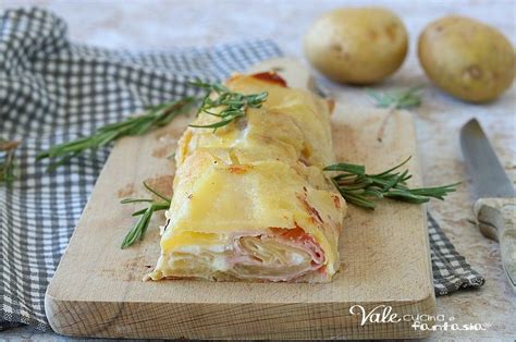 Rotolo Di Patate Al Forno Con Prosciutto Cotto E Stracchino Ricette