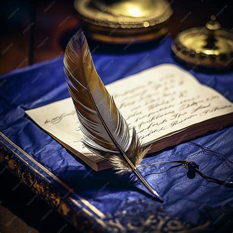 premium photo write   quill  ai generated