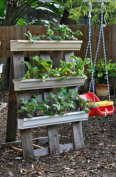 27 Unique Easy To Make Diy Standing Planter Ideas Gutter Garden