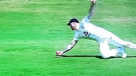 Ind V Eng 2021 Ben Stokes Takes A Stunning Diving Catch To End The Indian First Innings Watch