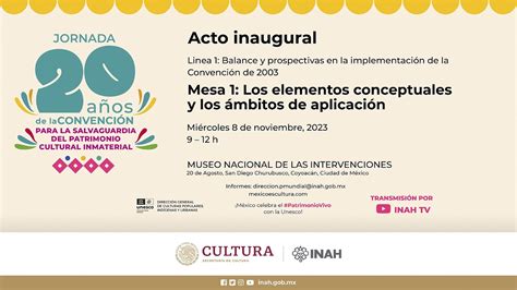 Jornada 20 Años De La Convención Para La Salvaguarda Del Patrimonio Cultural Inmaterial