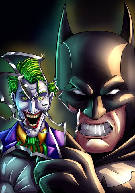 Batman/Joker by LukeMT on DeviantArt