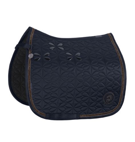 ESKADRON MATTGLOSS BOW SHETTY EQUESTRIAN SADDLE PAD PLATINUM EQUISHOP