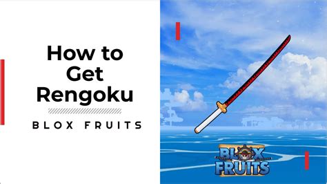 How To Get Rengoku In Blox Fruits The Only Method To Get The Red