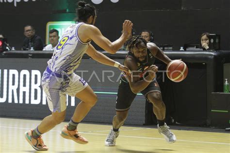 PRAWIRA HARUM BANDUNG MENANG LAWAN EVOS THUNDER BOGOR ANTARA Foto