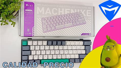 MACHENIKE K500 B61 Teclado mecánico gamer CALIDAD PRECIO en ESPAÑOL