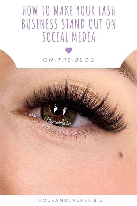 How To Make Your Lash Business Stand Out On Social Media Artofit