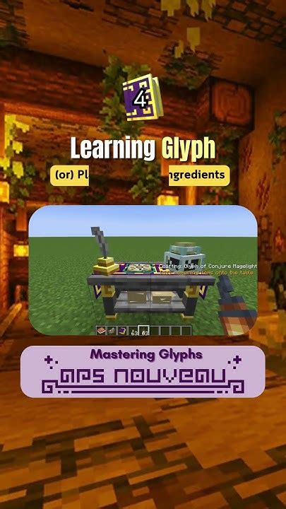 Mastering Glyphs in Ars Nouveau Minecraft - YouTube