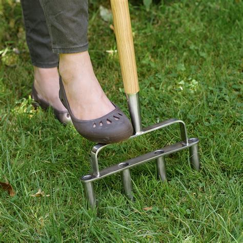 Hollow Tine Aerator Stainless Steel Stewarts Garden Centre