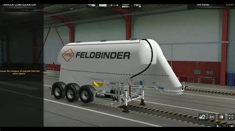 Feldbinder Silo Trailer Dlc Customization Options Euro Truck