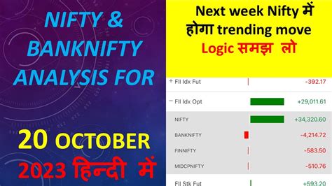 Nifty 20 October 2023 Bank Nifty Tomorrow Prediction FII Option