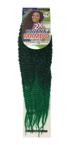 Cabelo Sint Tico Mambo Twist Crochet Braid Cm Cor T B Green