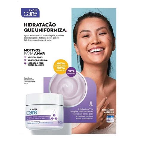 Creme Facial Avon Care Aclara Uso Dia E Noite Uniformizador G